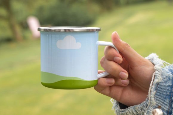 Download Enamel Mug Mockup , Edit in Canva - Edit in canva Collection
