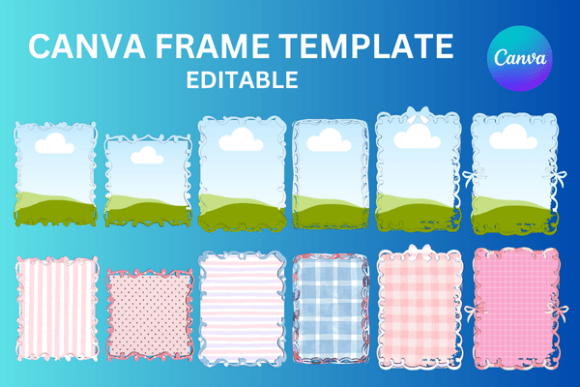 Download Border Whimsical Canva Frame Coquette - Whimsical Collection