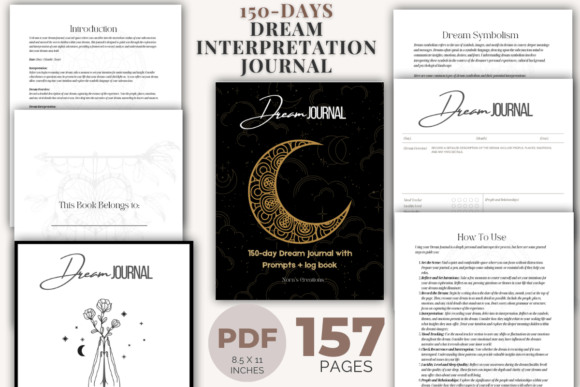 Download 150-DAY Dream Journal + Interpretation - Premium Resources