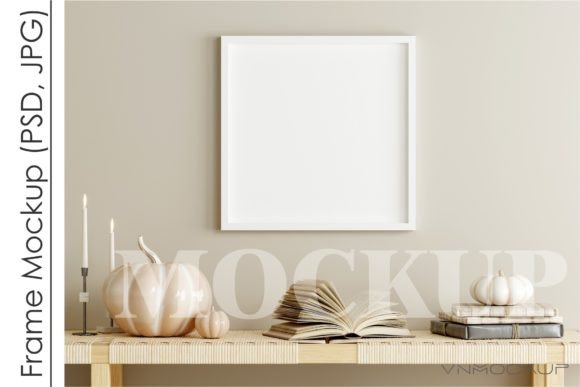 Download Halloween Frame Mockup, Square Frame - Halloween frame mockup Collection